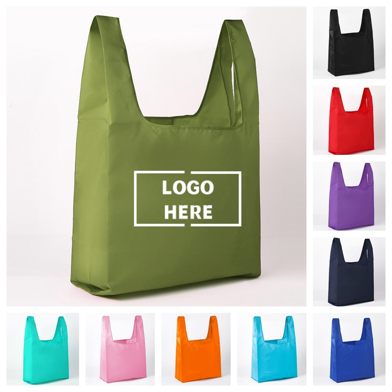 Reusable Folding Grocery Shopping Tote Bag