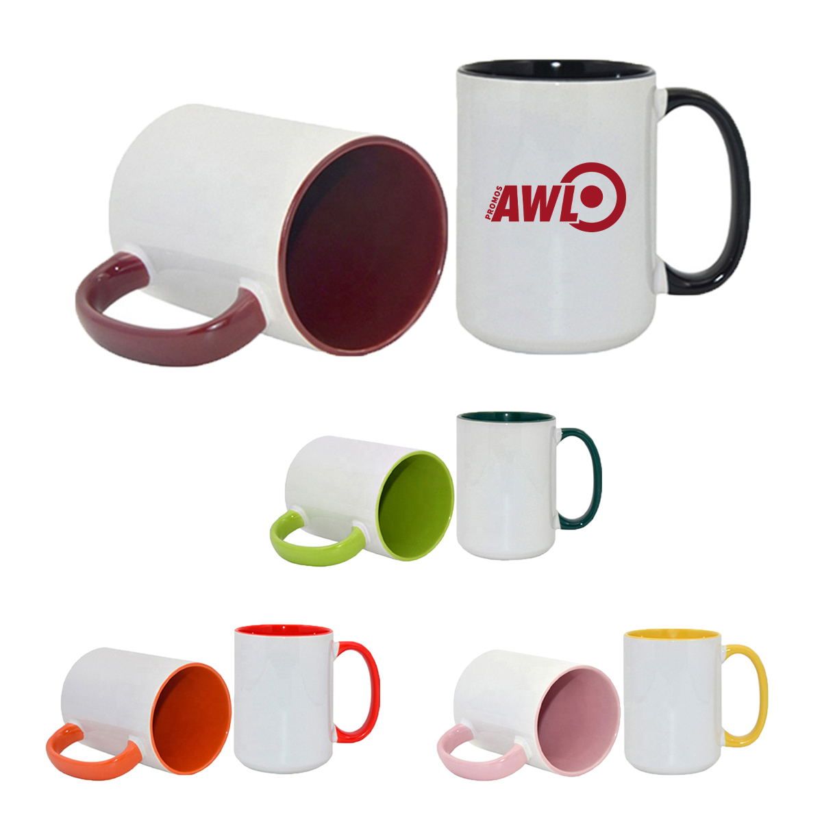 AWL 15 oz Full Color Ceramic Mug/Cup