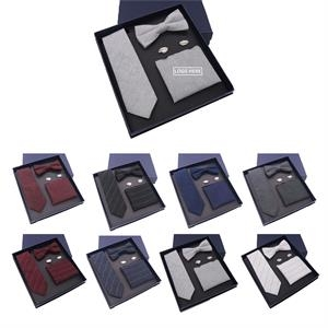 3 Piece Business Necktie Bow Tie Gift Box Set