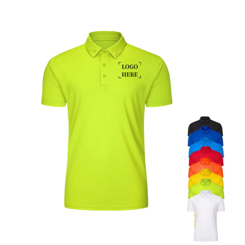 Men's and Women's Breathable Quick Drying Collar T-shirt