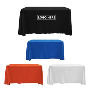 6-Foot Exhibition Polyester Tablecloth
