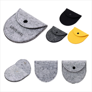 Felt Coins Card Pouch Holder