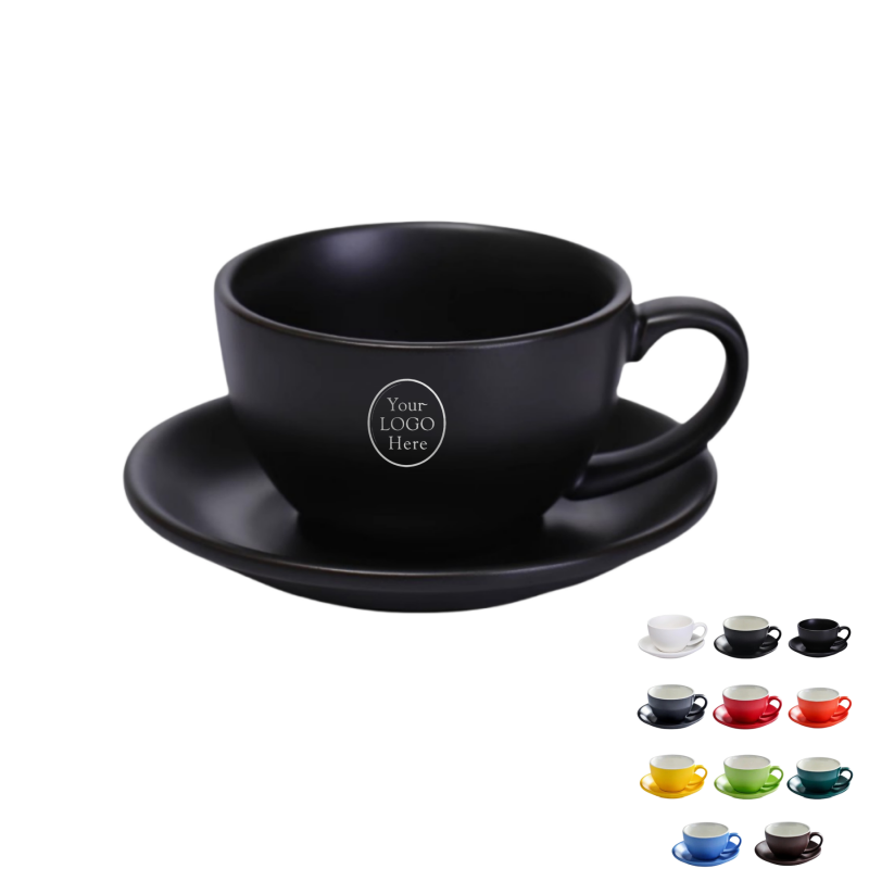 10 Oz. Coffee Cup and Saucer Gift Set