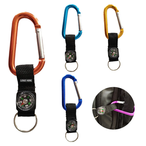 Carabiner with Compass